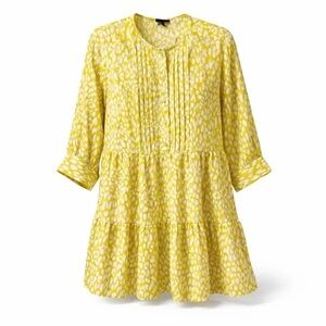 Who What Wear Citrus Animal Mini Dress